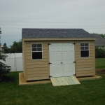 Ramp for easy access to shed